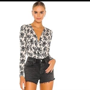 Free People Keep Away from Fire Bodysuit Small EUC